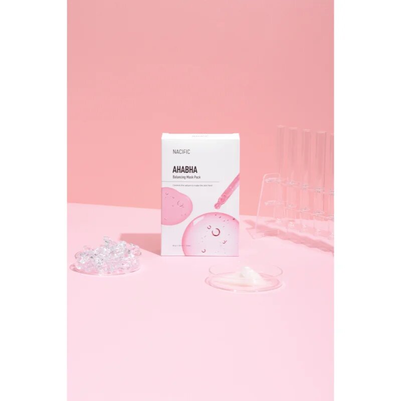 Nacific AHA BHA Balancing Mask Pack hranilna in obnovitvena maska za obraz z učinkom eksfoliacije 1 kos