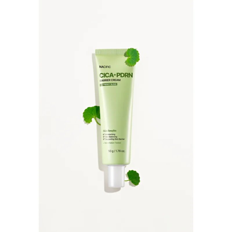 Nacific Cica PDRN Barrier Cream pomirjevalna in vlažilna krema za osvetlitev kože 50 g