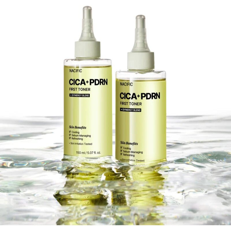 Nacific Cica PDRN First Toner vlažilni tonik za obraz s pomirjajočim učinkom 150 ml