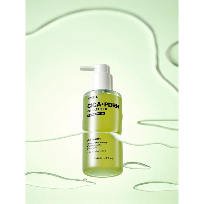 Nacific Cica PDRN Gel Cleanser globoko čistilni gel s pomirjajočim učinkom 200 ml