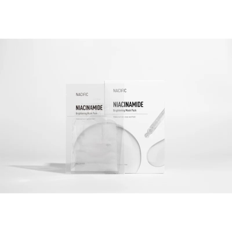 Nacific Niacinamide Brightening Mask Pack revitalizacijska maska iz platna proti znakom staranja 1 kos