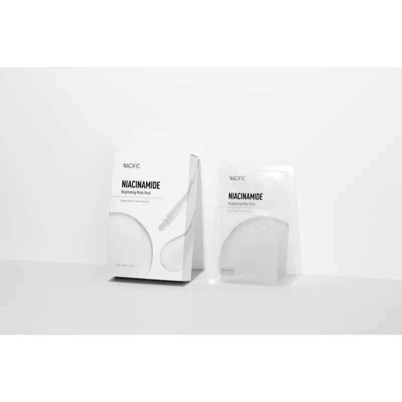 Nacific Niacinamide Brightening Mask Pack revitalizacijska maska iz platna proti znakom staranja 1 kos