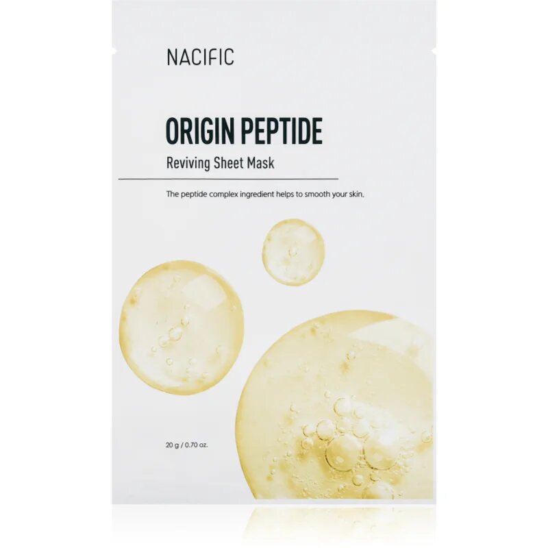 Nacific Origin Peptide Mask Pack učvrstitvena maska za obraz z vlažilnim učinkom 10x20 g
