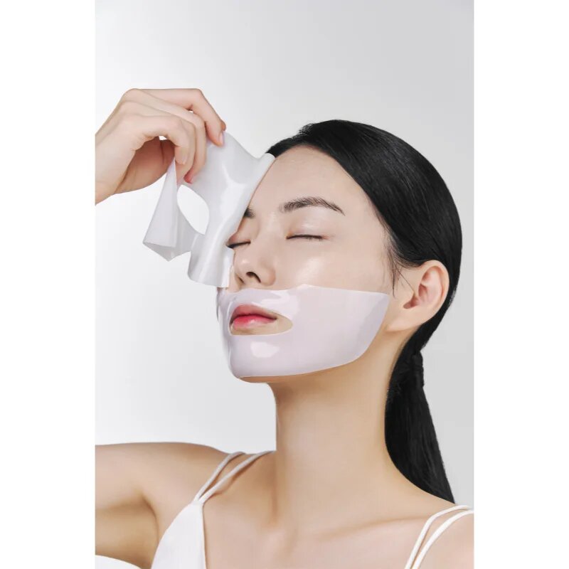 Nacific Rice + Pepta Collagen Gel Mask vlažilna tekstilna maska za posvetlitev in zgladitev kože 1 kos