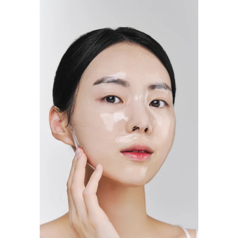 Nacific Rice + Pepta Collagen Gel Mask vlažilna tekstilna maska za posvetlitev in zgladitev kože 1 kos