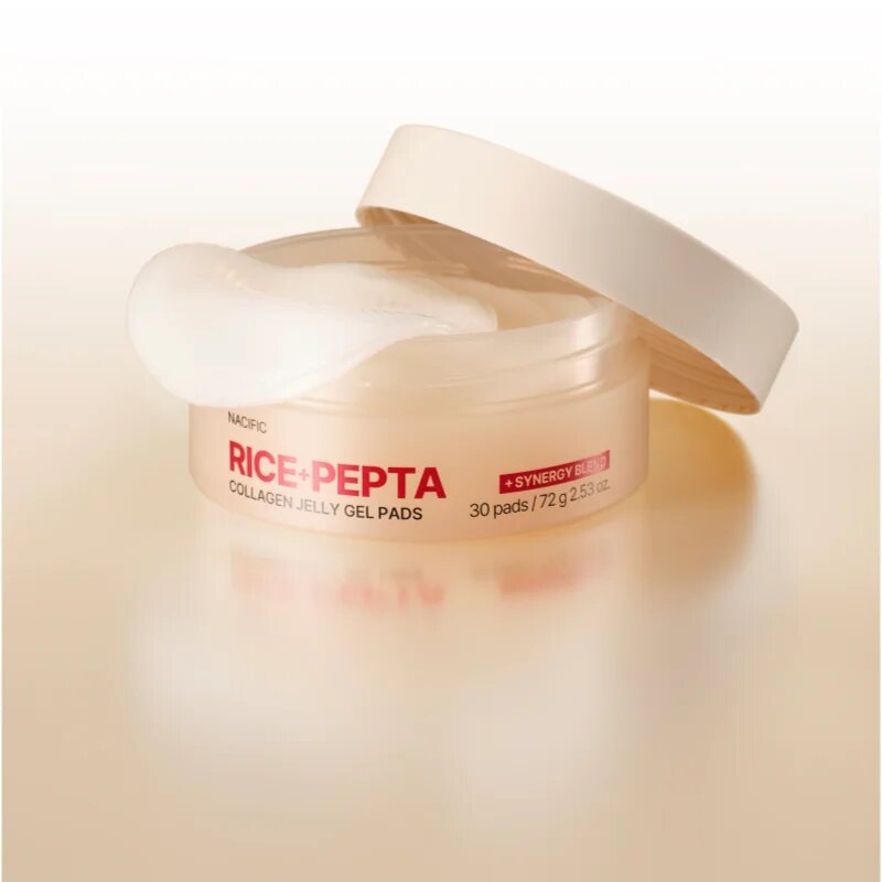 Nacific Rice + Pepta Collagen Jelly Gel Pads tonizirajoče blazinice z učvrstitvenim učinkom 30 kos