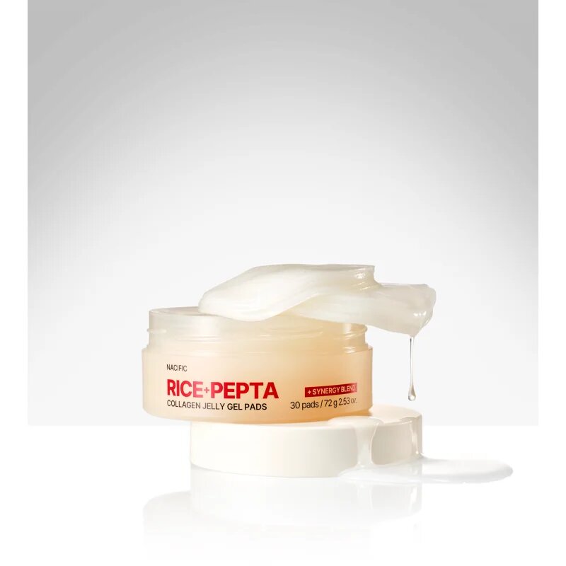 Nacific Rice + Pepta Collagen Jelly Gel Pads tonizirajoče blazinice z učvrstitvenim učinkom 30 kos