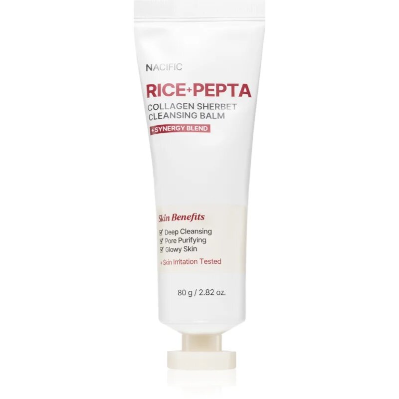 Nacific Rice + Pepta Collagen Sherbet Cleansing Balm globinsko čistilni balzam z vlažilnim učinkom 80 g