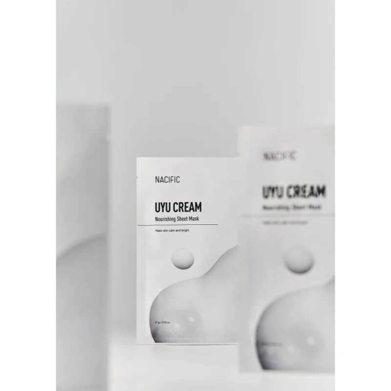Nacific Uyu Cream Nourishing Mask Pack intenzivno vlažilna maska za obraz s pomirjajočim učinkom 10x27 g