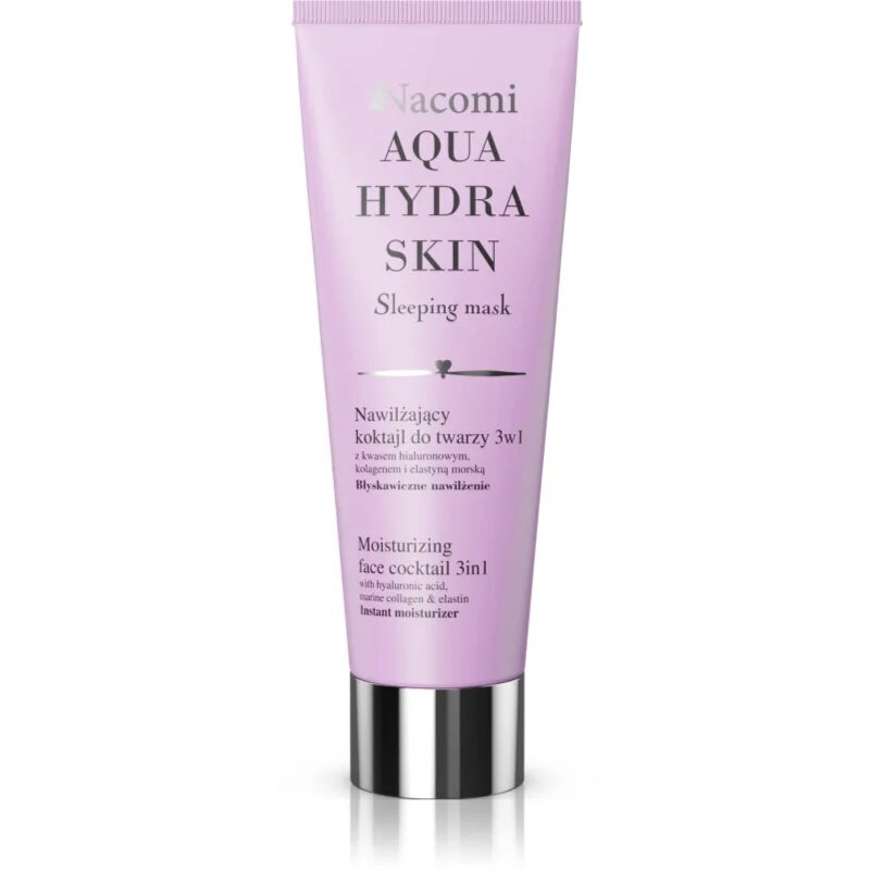 Nacomi Aqua Hydra Skin vlažilna maska za noč 85 ml