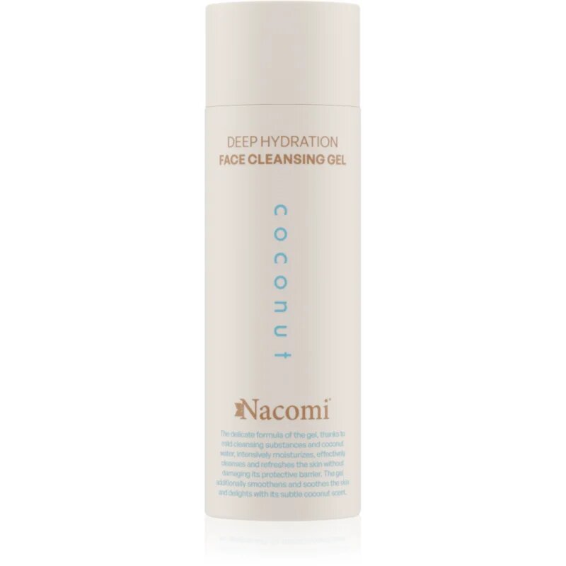 Nacomi Deep hydration čistilni gel Coconut 140 ml