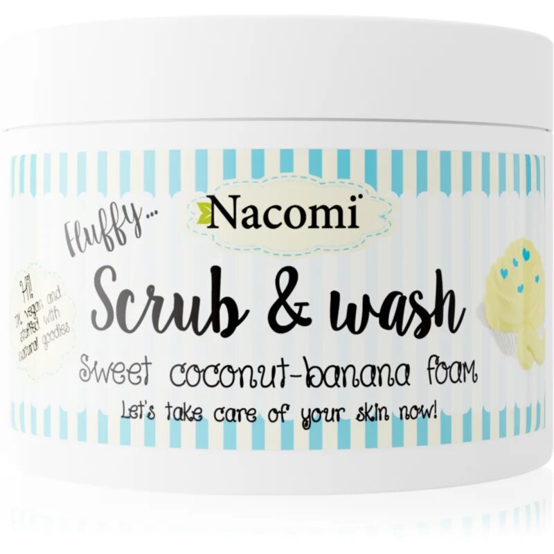 Nacomi Fluffy... Sweet Coconut-Banana pena za umivanje 180 ml