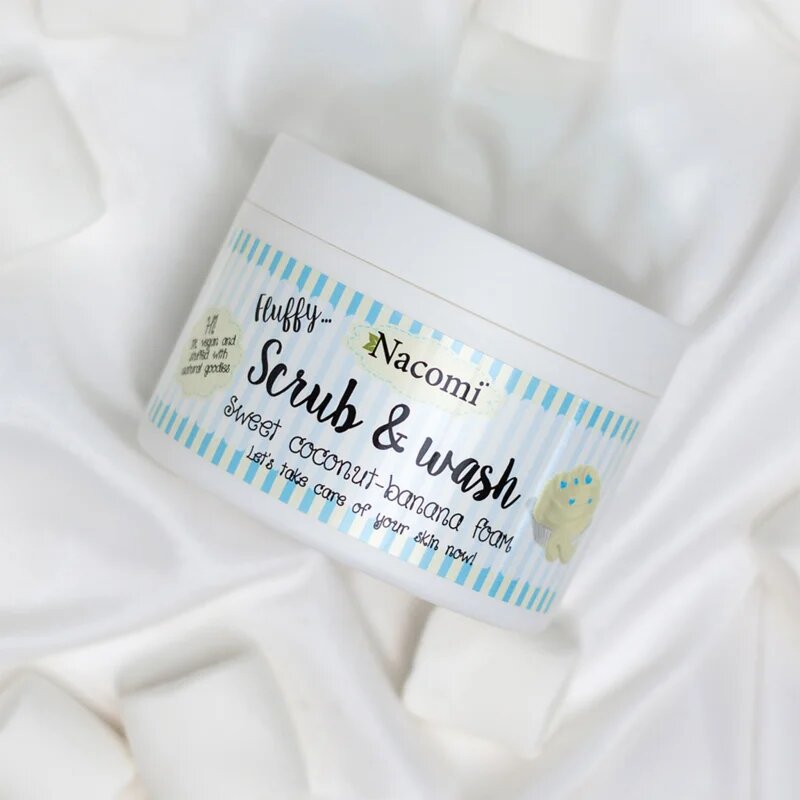 Nacomi Fluffy... Sweet Coconut-Banana pena za umivanje 180 ml