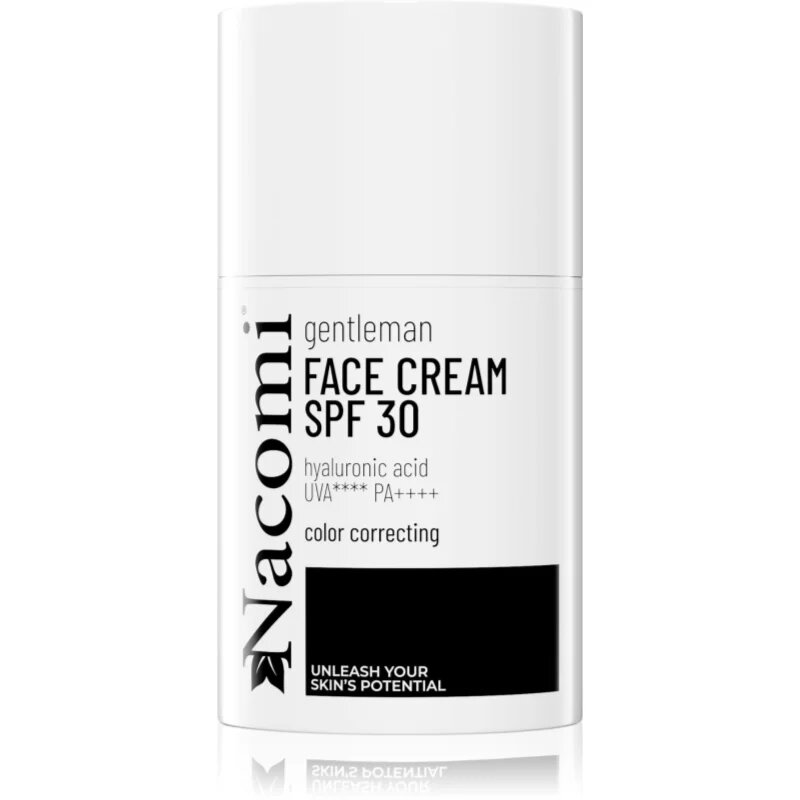 Nacomi Gentleman vlažilna krema SPF 30 za moške 50 ml
