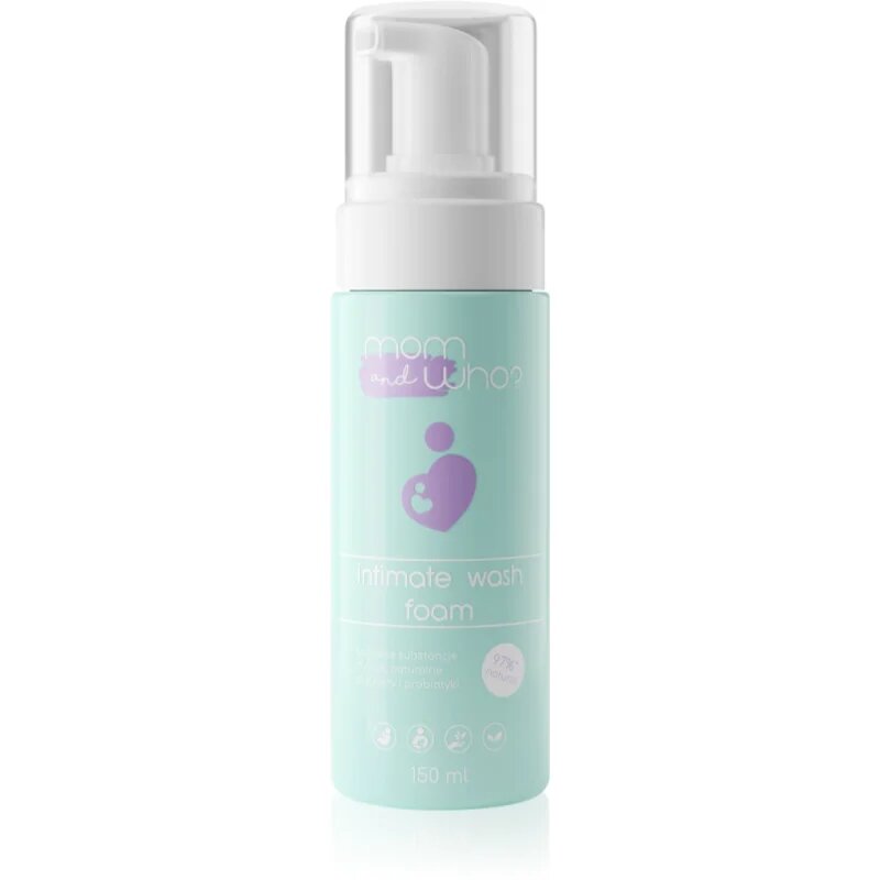 Nacomi Mom & Who čistilna pena za intimno higieno 150 ml