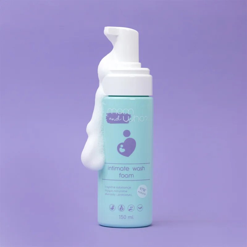 Nacomi Mom & Who čistilna pena za intimno higieno 150 ml