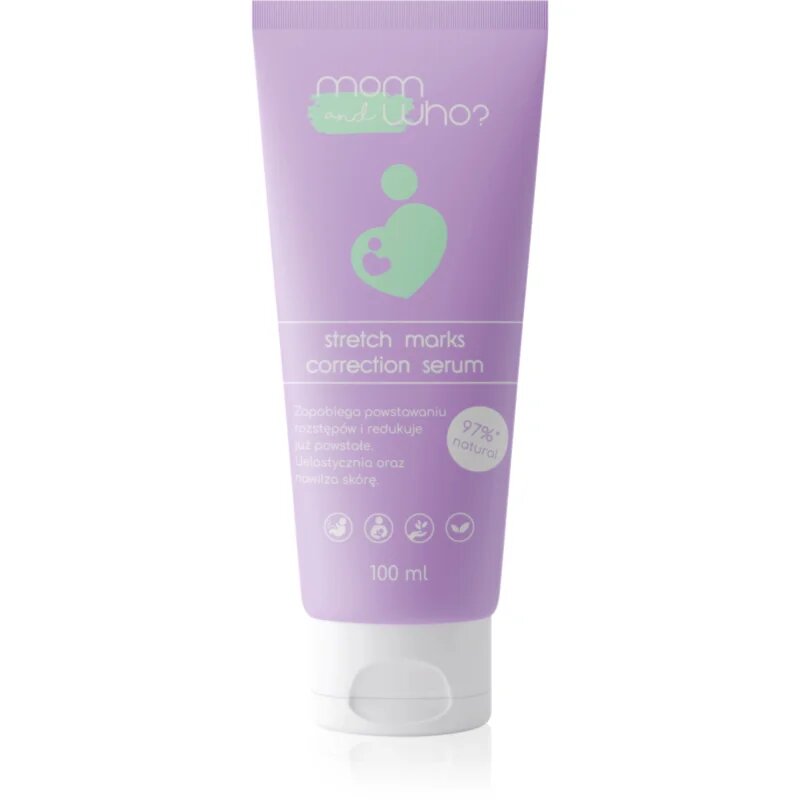 Nacomi Mom & Who gladilni serum proti strijam za nosečnice 100 ml