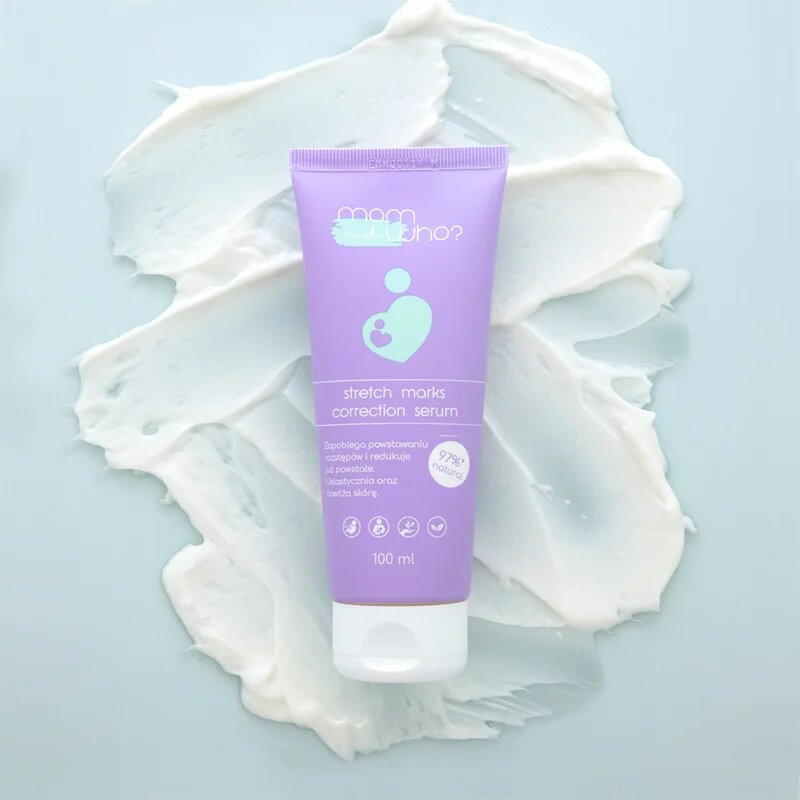 Nacomi Mom & Who gladilni serum proti strijam za nosečnice 100 ml