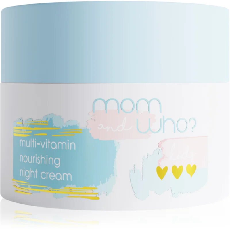 Nacomi Mom & Who Kids hranilna nočna krema za otroke 50 ml