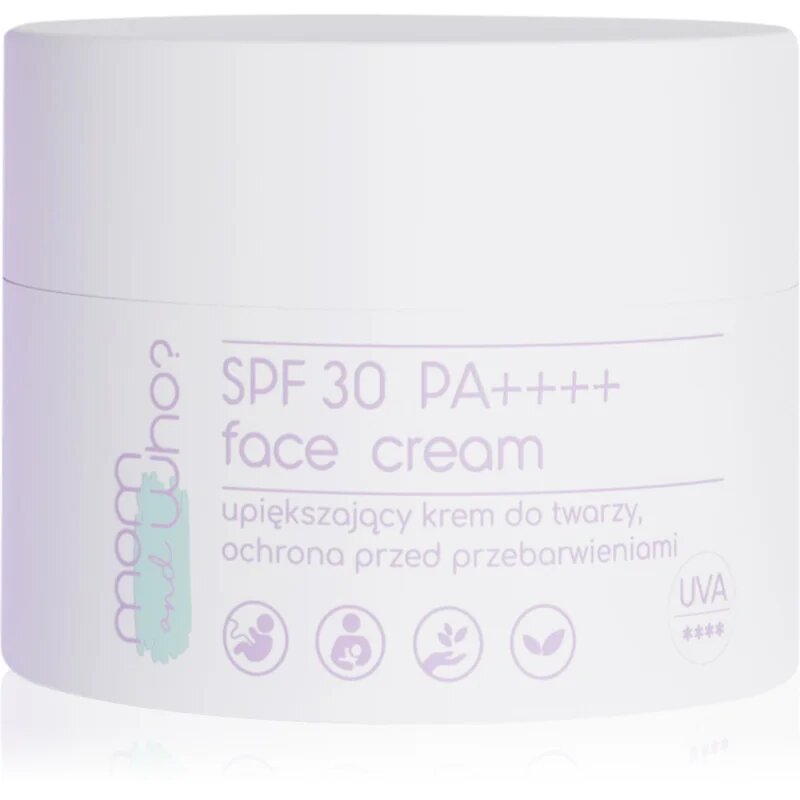 Nacomi Mom & Who vlažilna krema za nosečnice in doječe matere SPF 30 50 ml
