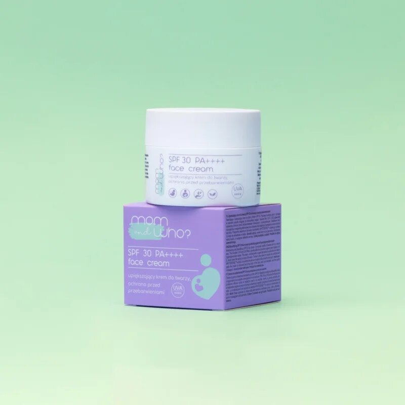 Nacomi Mom & Who vlažilna krema za nosečnice in doječe matere SPF 30 50 ml