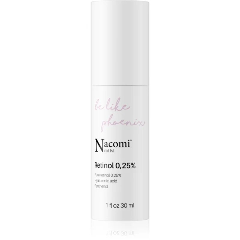 Nacomi Next Level Be Like Phoenix nočni serum proti gubam Retinol 025 % 30 ml