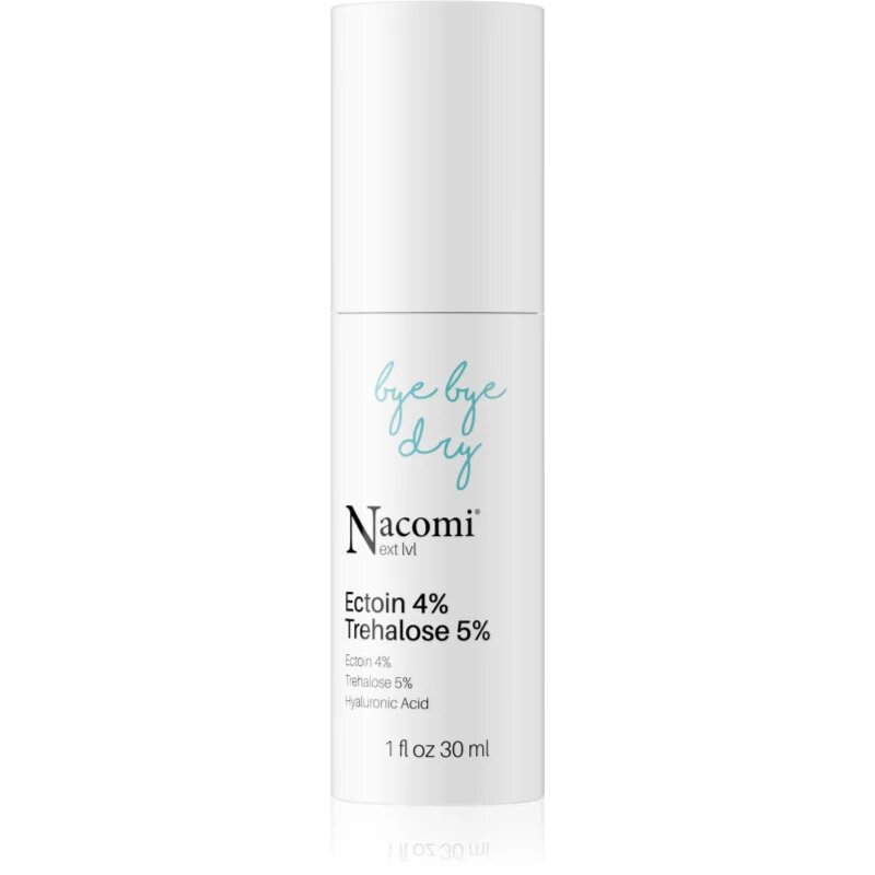 Nacomi Next Level Bye Bye Dry vlažilni serum za suho kožo Ectoin 4% Trehalose 5% 30 ml