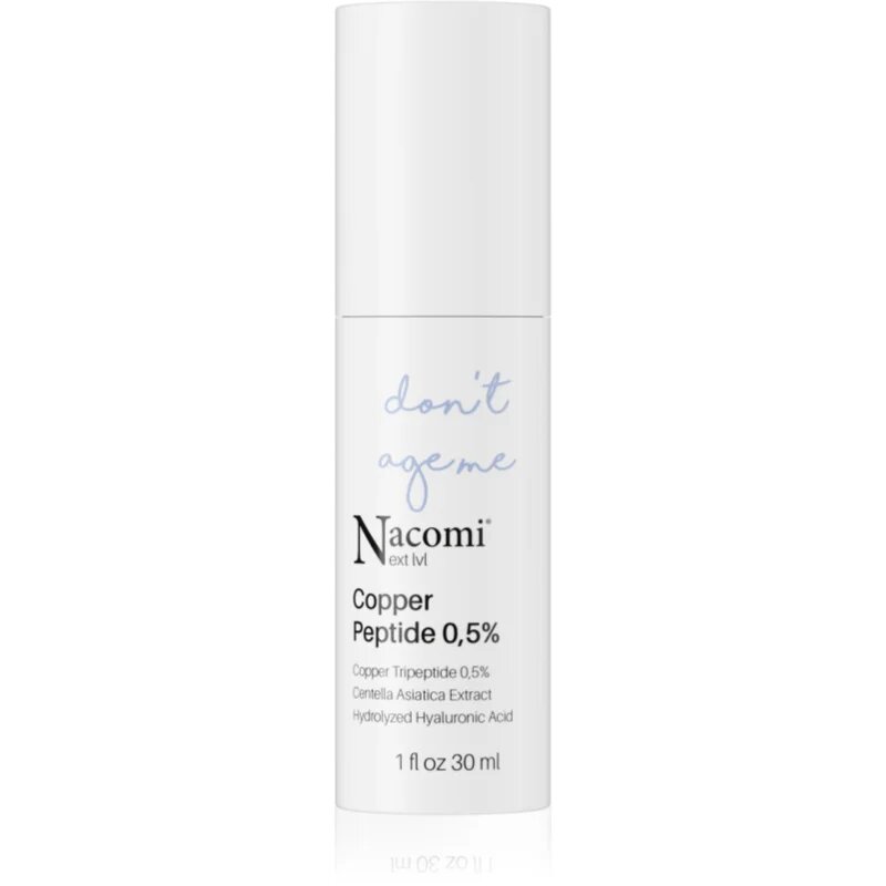 Nacomi Next Level Copper Peptide 05 % serum za obraz s peptidi 30 ml