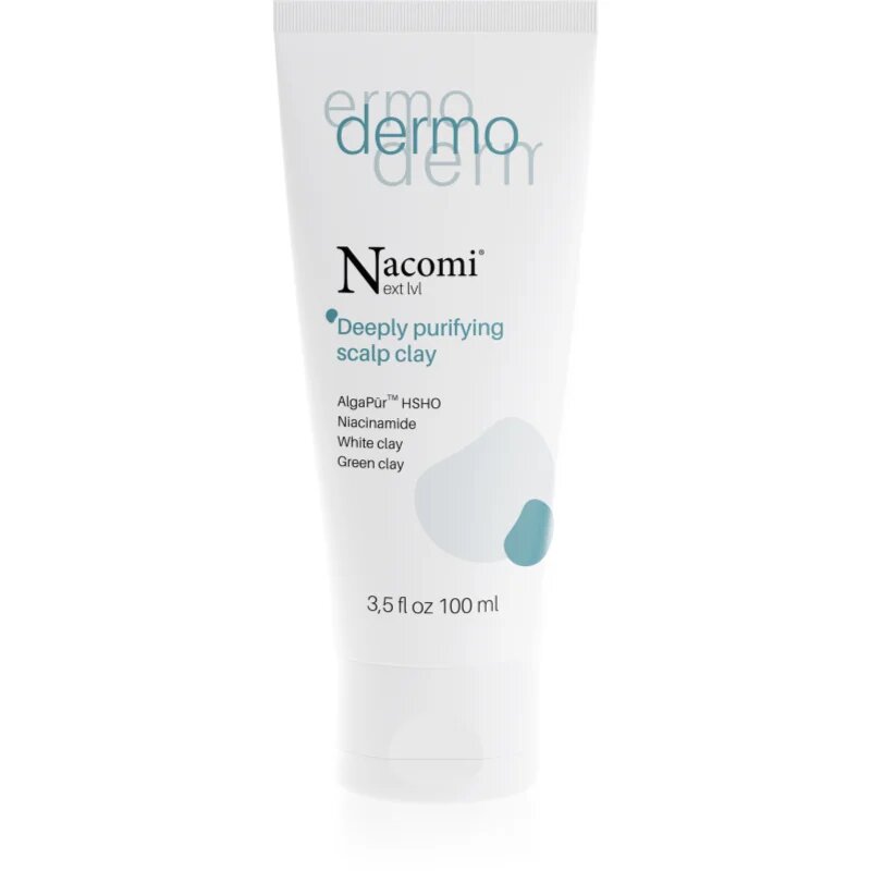 Nacomi Next Level Deeply purifying scalp clay globoko čistilna maska za lasišče 100 ml
