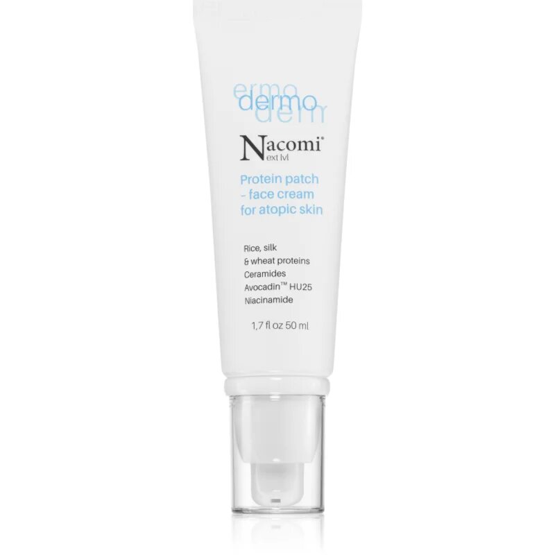 Nacomi Next Level Dermo pomirjujoča krema za suho in atopijsko kožo 50 ml