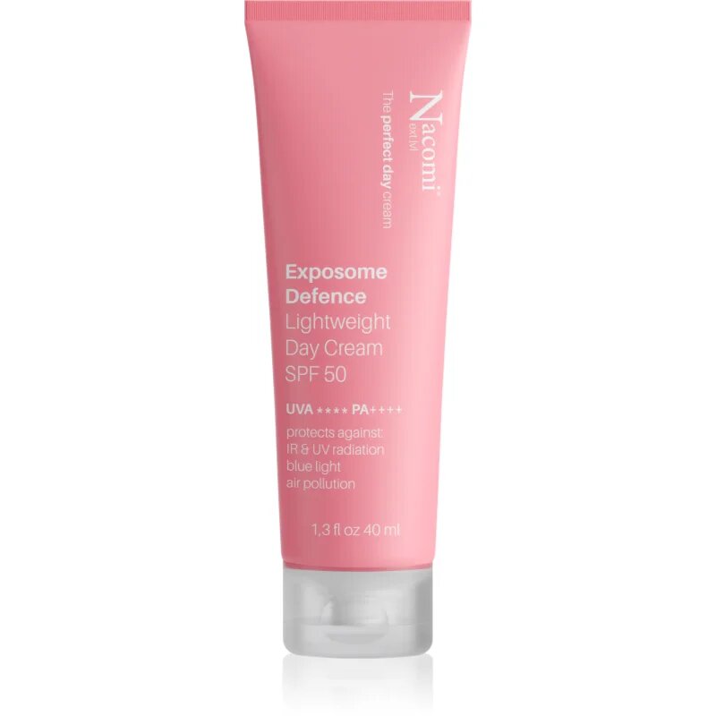 Nacomi Next Level Exposome defence lahka dnevna krema SPF 50 40 ml
