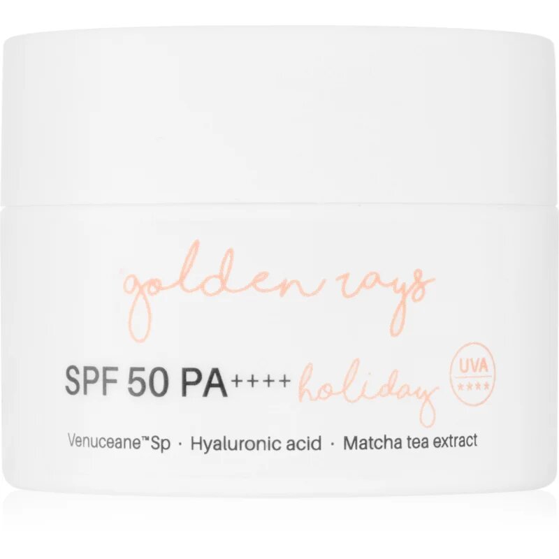 Nacomi Next Level Golden Rays dnevna krema proti staranju kože SPF 50 50 ml