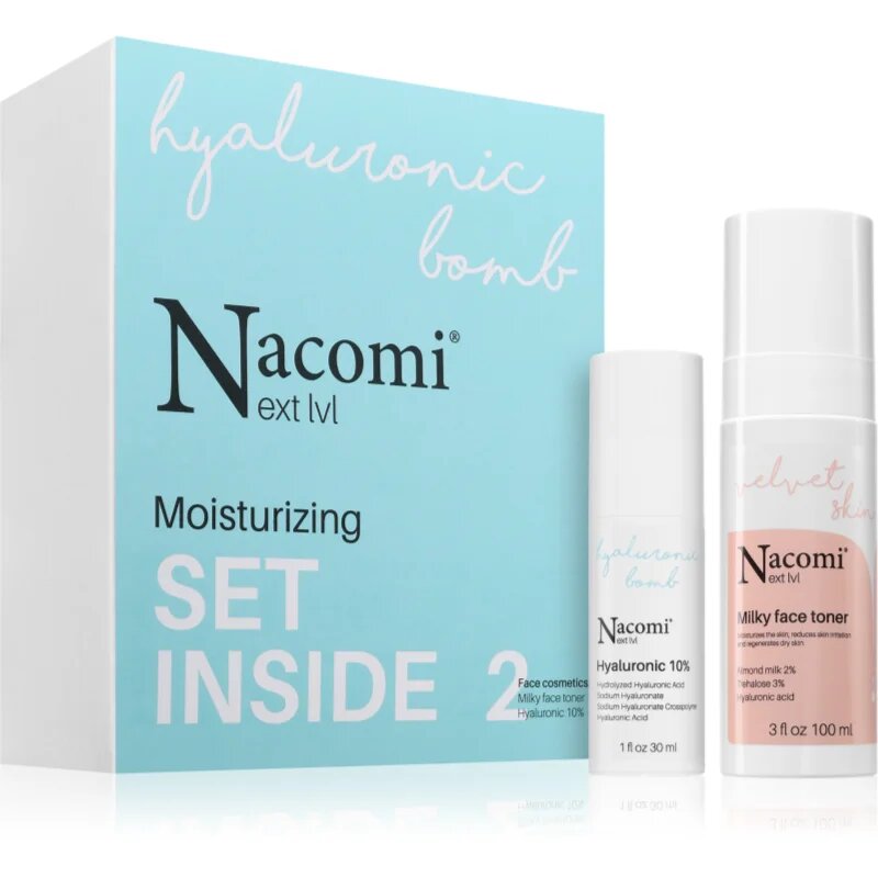 Nacomi Next Level Moisturizing darilni set za hidracijo in sijaj