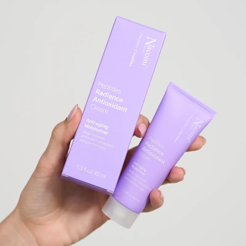 Nacomi Next Level Peptides obnovitvena krema za obraz proti gubam s peptidi 40 ml