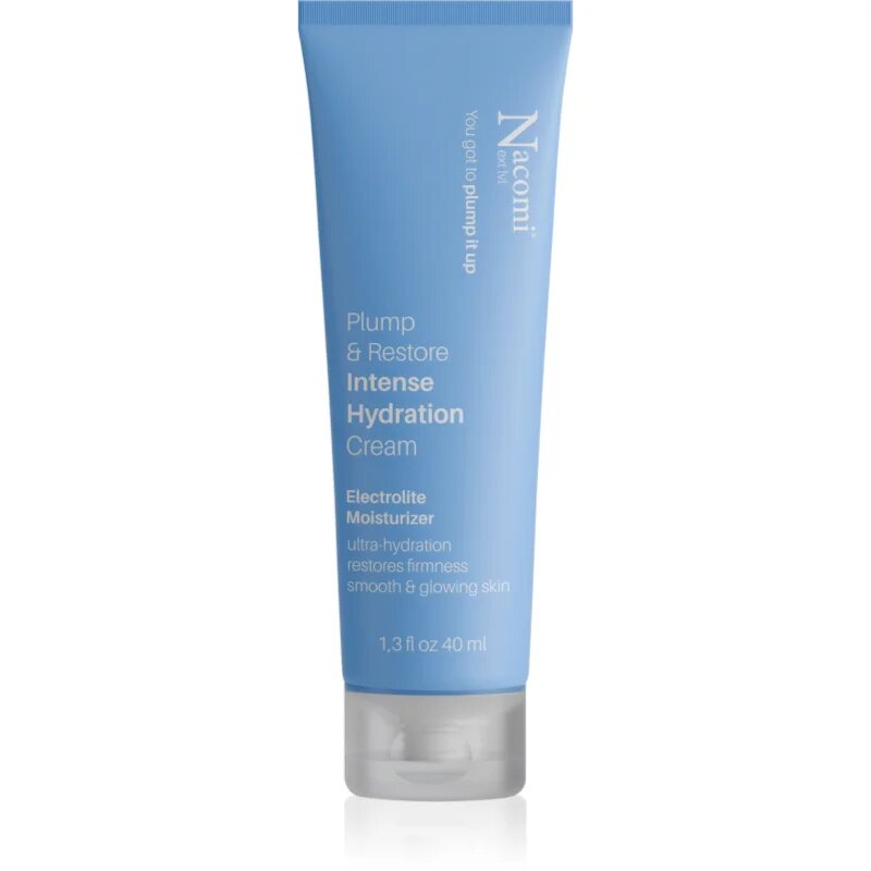 Nacomi Next Level Plump & Restore obnovitvena vlažilna krema za posvetlitev in zgladitev kože 40 ml