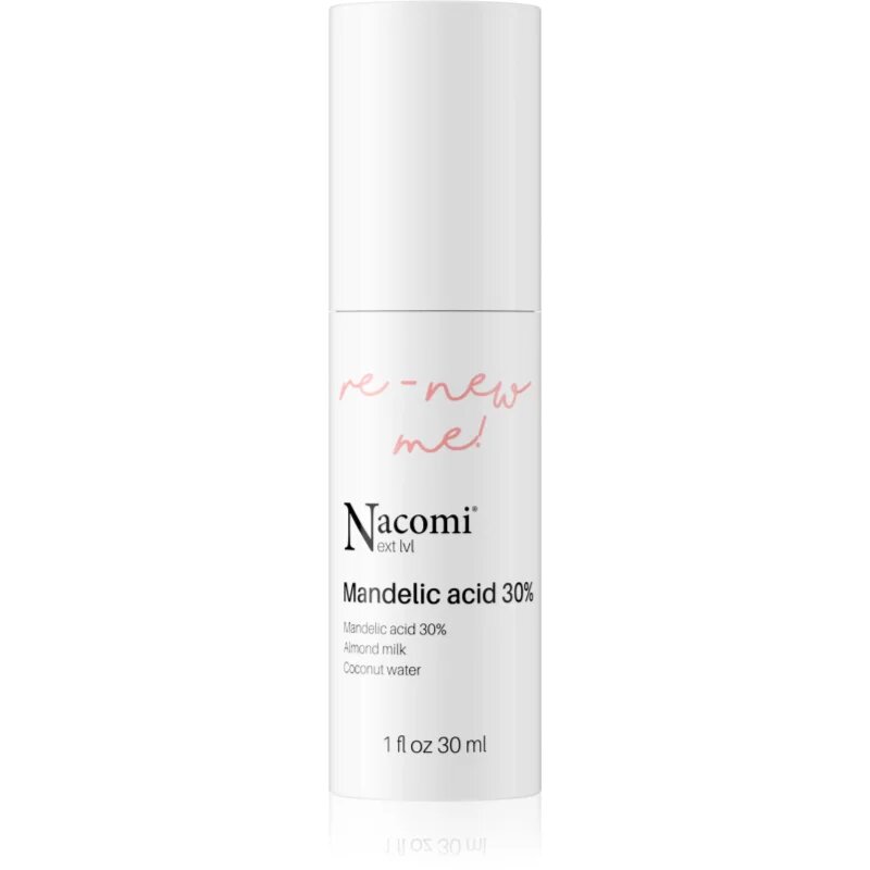 Nacomi Next Level Re-New Me gladilni eksfoliacijski serum Mandelic Acid 30% 30 ml