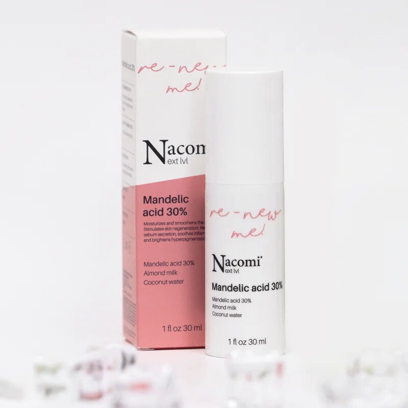 Nacomi Next Level Re-New Me gladilni eksfoliacijski serum Mandelic Acid 30% 30 ml