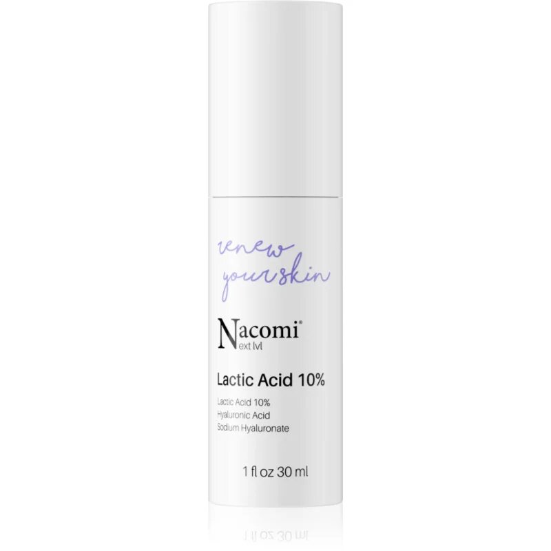 Nacomi Next Level Renew Your Skin serum za glajenje z mlečno kislino 30 ml