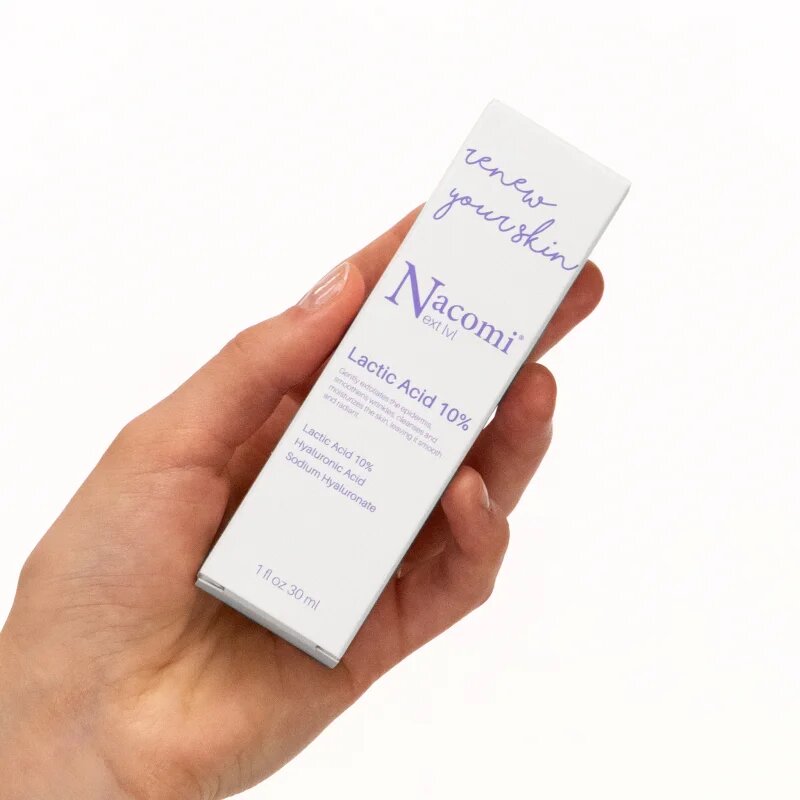 Nacomi Next Level Renew Your Skin serum za glajenje z mlečno kislino 30 ml