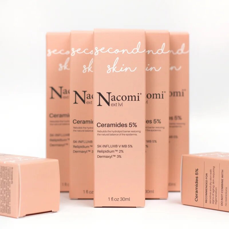 Nacomi Next Level Second Skin serum za obraz s ceramidi 30 ml
