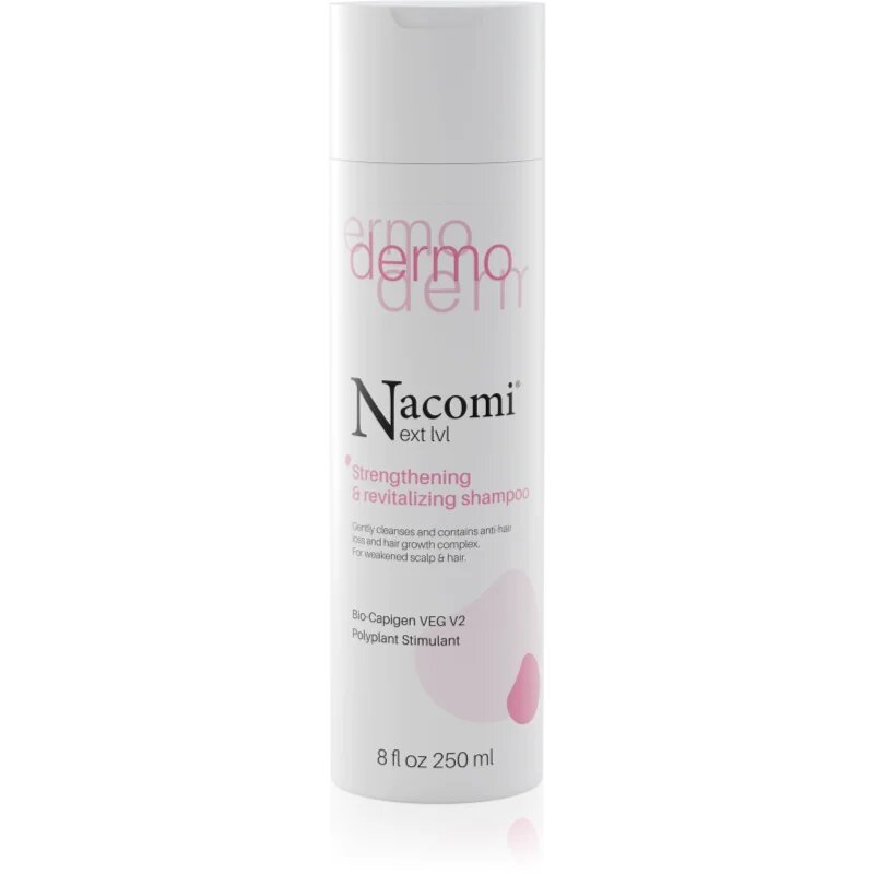 Nacomi Next Level Strengthening & revitalizing shampoo krepilni in revitalizacijski šampon 250 ml