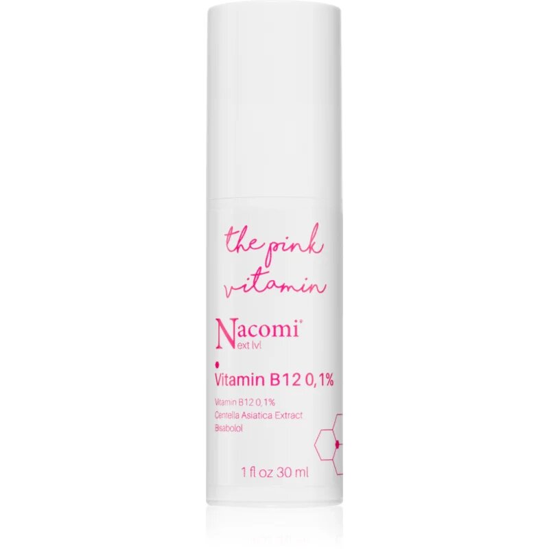 Nacomi Next Level The Pink Vitamin krepilni serum za občutljivo kožo 30 ml