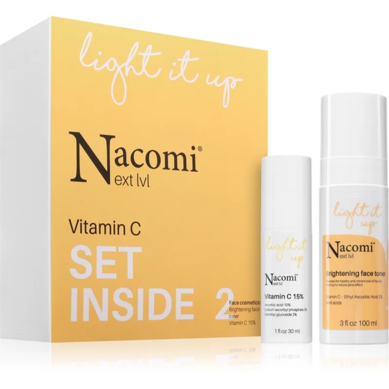 Nacomi Next Level Vitamin C darilni set z vitaminom C