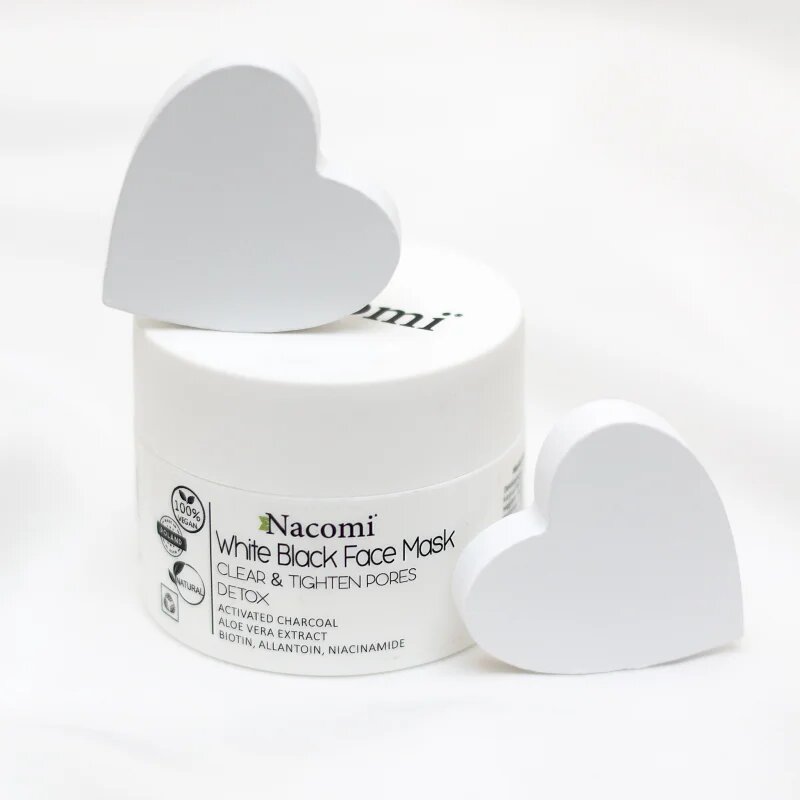 Nacomi White & Black čistilna maska za obraz 50 ml