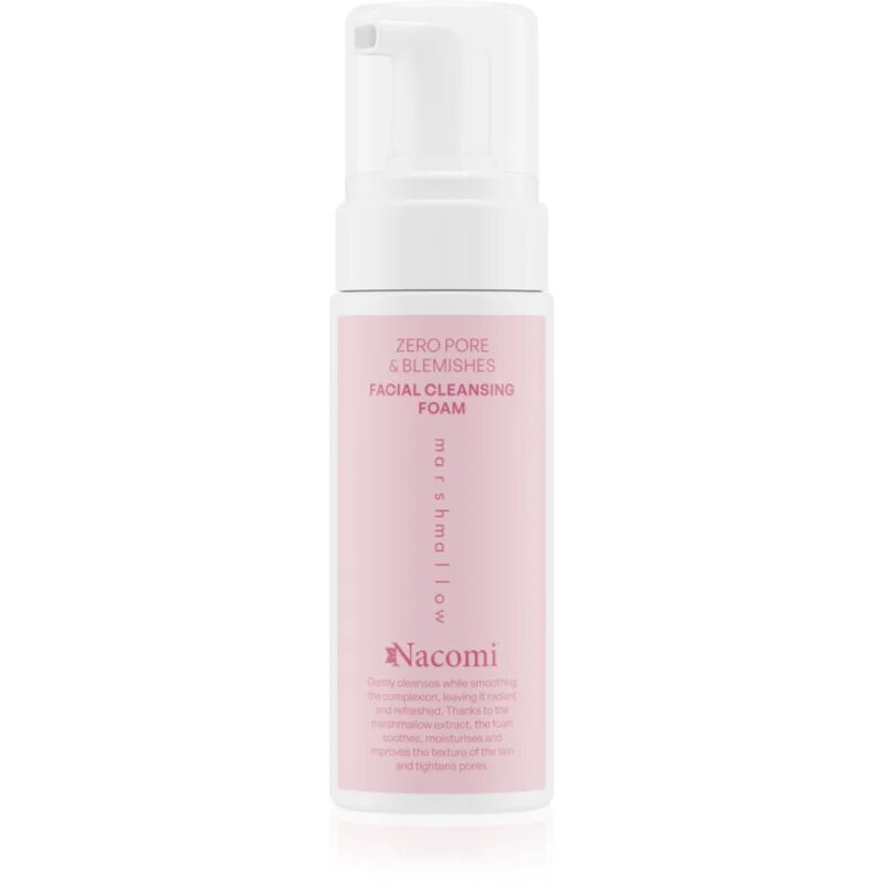 Nacomi Zero Pore & Blemishes čistilna pena Marshmallow 150 ml