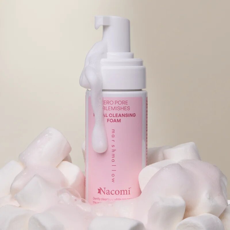 Nacomi Zero Pore & Blemishes čistilna pena Marshmallow 150 ml