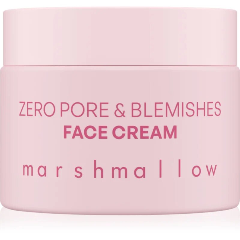 Nacomi Zero Pore & Blemishes krema za obraz proti nepravilnostim na koži MARSHMALLOW 40 ml