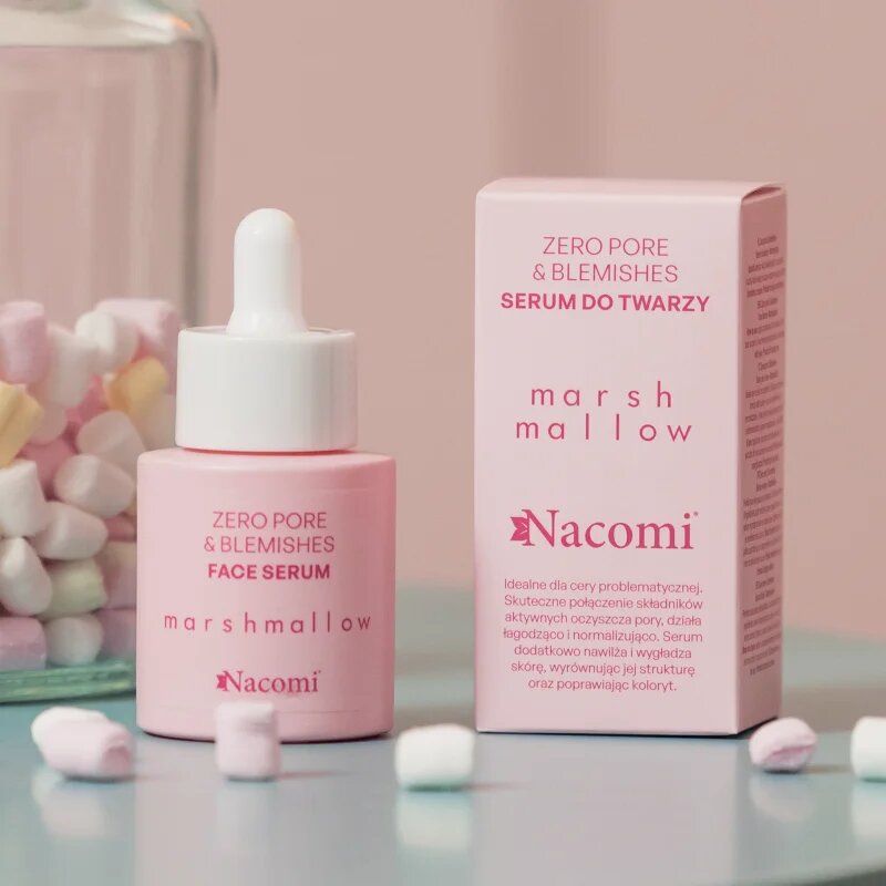 Nacomi Zero Pore & Blemishes serum za obraz Marshmallow 30 ml