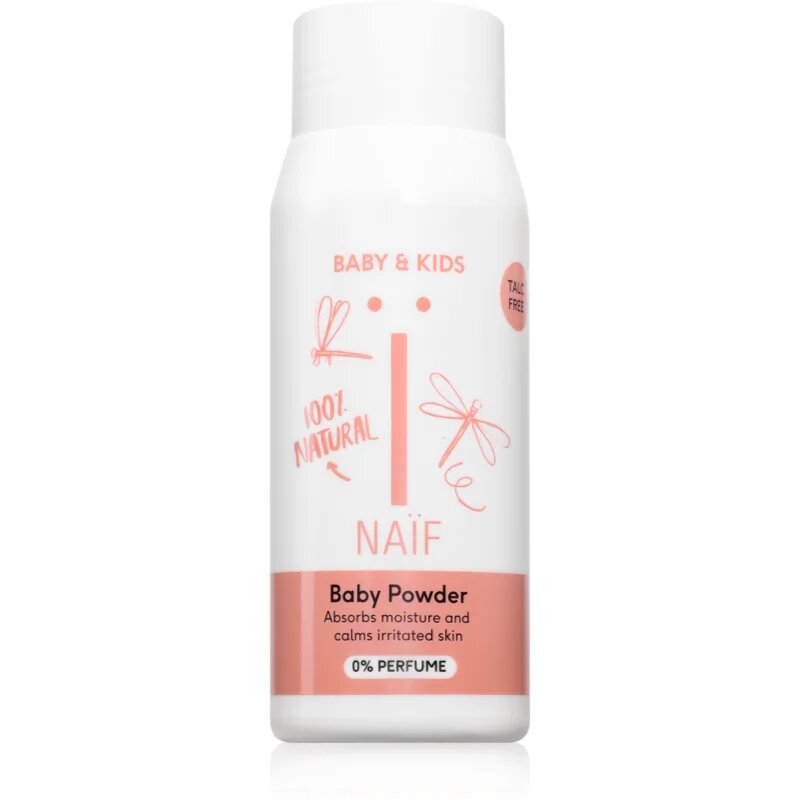 Naif Baby & Kids Baby Powder nežen puder za otroško kožo 80 g