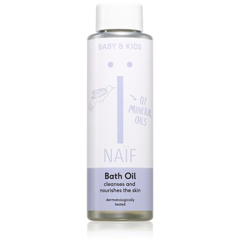 Naif Baby & Kids Bath Oil mlečno olje za kopanje za dojenčke in otroke 100 ml